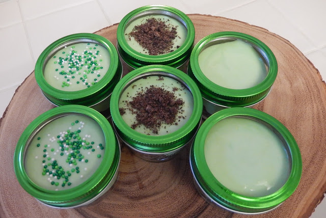 Grasshopper Pie Premier Protein Pudding Jars